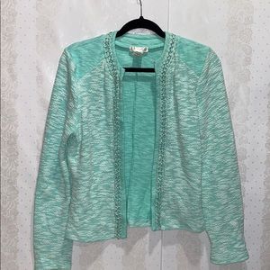 Aqua cardigan